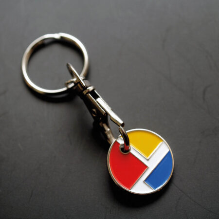 Einkaufswagenlöser am Karabiner.